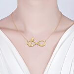 Embrace Eternal Strength – Infinity Anchor Name Necklace – A Timeless Treasure for Loved Ones - Image 2