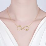 Carry Endless Passion – Custom Baseball Infinity Necklace – For the True Fan's Heart - Image 2