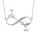 Embrace Forever – Custom Infinity Name Necklace in Sterling Silver – A Timeless Gift for Loved Ones - Image 2