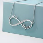 Embrace Forever – Custom Infinity Name Necklace in Sterling Silver – A Timeless Gift for Loved Ones - Image 3
