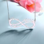 Embrace Infinite Bonds – Custom Name Infinity Necklace – Celebrate Family and Friendship - Image 3