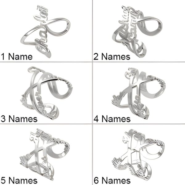 infinity name ring sterling silver – Infinity name ring in sterling silver