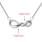 Embrace Endless Bonds – Engraved Infinity Name Necklace – A Cherished Gift for Her - Image 2