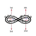 Embrace Endless Bonds – Infinity Name Necklace in Sterling Silver – For Cherished Loved Ones - Image 2