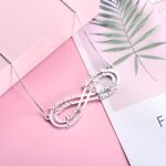 Embrace Endless Bonds – Infinity Name Necklace in Sterling Silver – For Cherished Loved Ones - Image 4