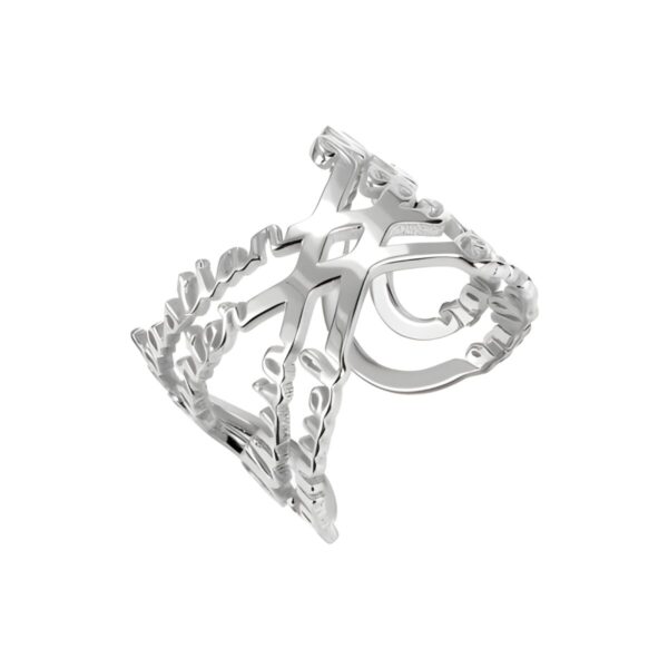 Infinity name ring with eight names for loved ones