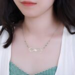 Embrace Eternal Bonds – Infinity Name Necklace with Birthstones – A Cherished Keepsake for Loved Ones - Image 4
