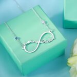 Embrace Eternal Bonds – Infinity Name Necklace in Sterling Silver – A Treasured Gift for Loved Ones - Image 3