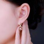 Embrace Eternal Grace – Infinity Name Earrings with Dance Birthstone – A Cherished Keepsake for Her - Image 4
