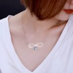 Embrace Endless Love – Infinity Name Necklace with Birthstone – A Cherished Family Keepsake - Image 9