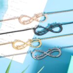 Embrace Eternal Connections – Sparkling Infinity Name Necklace – A Treasure for Loved Ones - Image 4