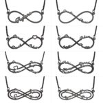 Infinity name necklace for loved ones, a heartfelt gift