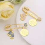 Embrace Blessings – Custom Arabic Name Pin – A Tender Keepsake for Newborns and Loved Ones - Image 3