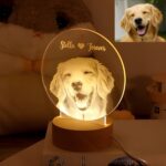 Custom 3D photo night light illuminating cherished memories