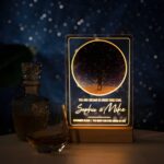 Illuminate Your Memories – Custom Starry Sky Silhouette Night Light – A Timeless Keepsake for Cherished Moments - Image 3