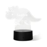 Light Up Their Dreams – Custom Dinosaur Night Light for Magical Bedtime Moments with Name Personalization - Image 11
