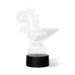 Light Up Their Dreams – Custom Dinosaur Night Light for Magical Bedtime Moments with Name Personalization - Image 16