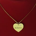 Carry Love Close – Heart-Shaped Name & Birthstone Necklace – For Cherished Connections - Image 4