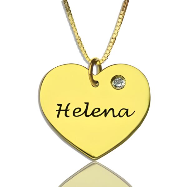 Personalized heart-shaped necklace for cherished connections