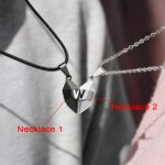 Carry Our Bond Close – Magnetic Heart-Shaped Necklace Set – For Couples Sharing Love & Connection - Image 4