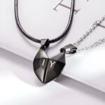 Carry Our Bond Close – Magnetic Heart-Shaped Necklace Set – For Couples Sharing Love & Connection - Image 6