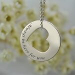 Carry Your Promise Close – Sterling Silver Heart Necklace – For Her, A Token of Love and Devotion - Image 4