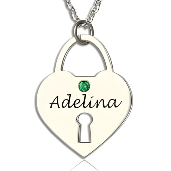 Personalized heart pendant necklace for cherished moments