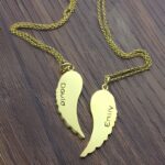 Embrace Eternal Connection – Angel Wings Necklace Set – For Couples Bound by Love - Image 2