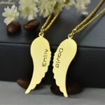 Embrace Eternal Connection – Angel Wings Necklace Set – For Couples Bound by Love - Image 3