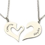 Carry Our Love Forever – Breakable Heart Name Necklace for Couples – A Symbol of Togetherness - Image 2