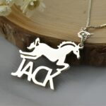 Embrace Strength and Grace – Custom Horse Name Necklace for Kids Who Dream Big - Image 2