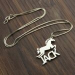 Embrace Strength and Grace – Custom Horse Name Necklace for Kids Who Dream Big - Image 3