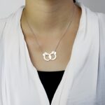 Embrace Your Bond – Sterling Silver Handcuff Necklace for Couples – A Symbol of Connection and Passion - Image 3