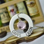 Embrace Your Story – Sterling Silver Circle Name Pendant with Birthstone – A Cherished Keepsake for Loved Ones - Image 4