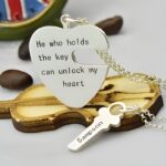 Unlock Your Love Story – Key & Heart Necklace Set – For Couples Celebrating Connection - Image 4