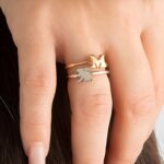 Carry Your Story – Hand-Engraved Sterling Silver Midi Initial Ring – A Timeless Token for Loved Ones - Image 4