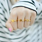 Wear Your Story – Stackable Initial Rings in 18k Gold Plating – A Cherished Token for Loved Ones - Image 4