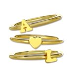 Personalized initial rings to wear your story