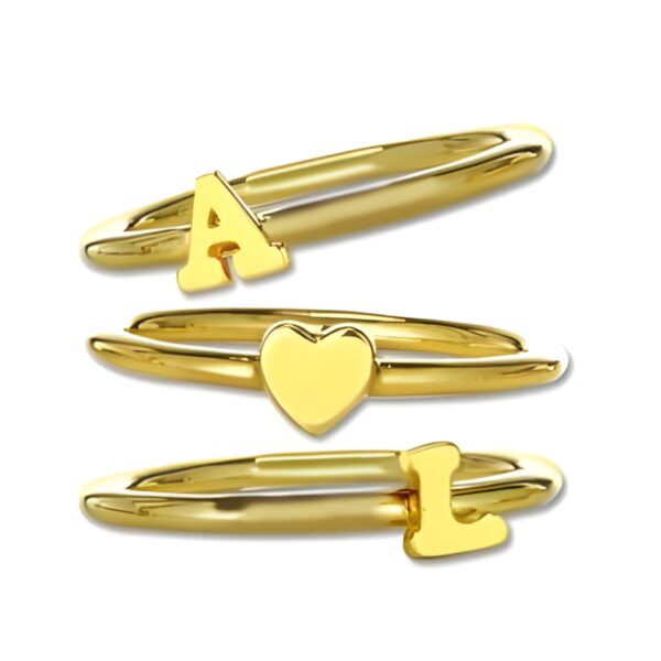 Personalized initial rings to wear your story