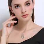 Embrace Everlasting Bonds – Double Heart Name Necklace with Birthstones – A Cherished Token for Mom's Heart - Image 6