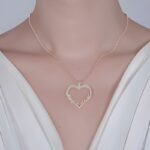 Carry Two Names Close to Heart – Sterling Silver Double Name Heart Necklace – For Your Beloved - Image 2