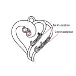 Forever Intertwined – Two Hearts Birthstone Necklace – A Cherished Token of Love for Your Beloved - Image 2