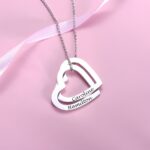 Embrace Endless Love – Interlocking Sterling Silver Name Necklace – A Cherished Keepsake for Loved Ones - Image 2