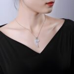 Embrace Guardian Love – Angel Wing Heart Necklace – A Tender Keepsake for Cherished Memories - Image 3