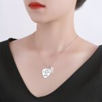 Embrace Everlasting Love – Memorial Heart Necklace with Angel Wing – For Cherished Memories and Healing Hearts - Image 4