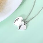 Carry Two Hearts as One – Sterling Silver Double Heart Necklace – For Your Deepest Love - Image 2