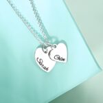 Carry Two Hearts as One – Sterling Silver Double Heart Necklace – For Your Deepest Love - Image 3
