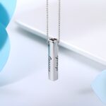 Whispers of the Heart – Engraved Double Bar Necklace – A Timeless Treasure for Her - Image 3