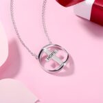 Carry Faith Close to Heart – Engraved Heart & Cross Necklace – For Those Who Believe - Image 2