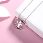 Carry Faith Close to Heart – Engraved Heart & Cross Necklace – For Those Who Believe - Image 3